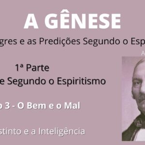 A Gênese - Allan Kardec - 1ª parte - Cap3: O Bem e o Mal - O Instinto e a Inteligência