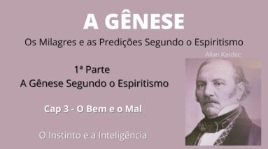 A Gênese - Allan Kardec - 1ª parte - Cap3: O Bem e o Mal - O Instinto e a Inteligência